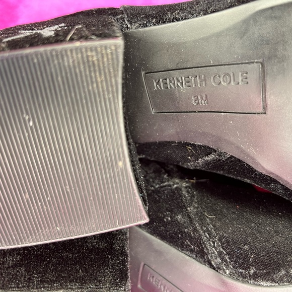 New Kenneth Cole RENNA 8M BLACK Velvet Boots Booties Embroidery STEVIE NICKS ish - Picture 7 of 16